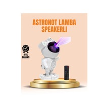Mey İthalat Bluetooth Ve Dahili Ses Özellikli Astronot Projeksiyon Lambası