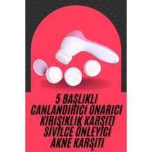 Zenvia Cilt Temizleme Ve Masaj Aleti 5 Başlıklı Akne Ve Sivilce Önleyici Znv2026
