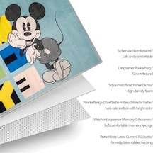 Taç Mouse Lisanslı Karakter Baskılı%100 Polyester Halı, Çok Renkli, 80x120 Cm 1