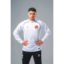 Hummel Target Milli Takım Kamp Eşofman Üstü Beyaz