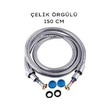 Duş Hortumu Çelik Örgülü 1.kalite-rain Açık Gri