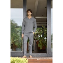 Kly 9135 V Yaka Erkek Pijama Takım 001