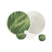 Willowhaven Leavesshadow Taşınabilir Katlanır El Soğutma Fanı Karpuz Desenli Hafif Yansıtıcı Yüzey