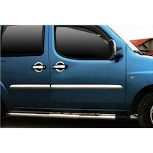 Fiat Doblo Uyumlu 2000-2010 Krom Kapı Kolu 3 Kapı Paslanmaz Çelik