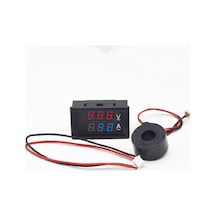 Dijital Trafolu Volt-Ampermetre 50-500V 0-100Amper