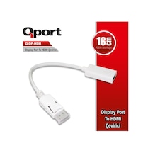 Qport Display PortE=HdmiD Çevirici
