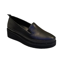 Castle Black 24602 Kadın Hakiki Deri Casual Ayakkabı Siyah