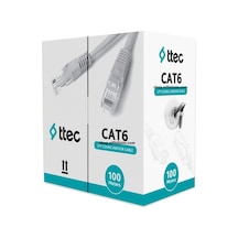 Ttec Kbl-cat6-23cca/ın100g 100 Metre İç Mekan Cat6 Kablo Pvc İç Ortam Cat6 Kablo 100 Metre Gri
