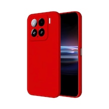 Xiaomi Mi 15 Uyumlu Kılıf Nano İçi Kadife Silikon - Kırmızı