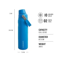 Stanley The Aerolight Iceflow Soğuk Su Termosu 0,60 Lt Mavi