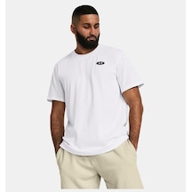 Under Armour Ua Hw Lc Patch Ss Erkek T-shirt-29638 Beyaz