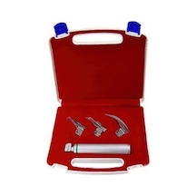 Laringoskop 3 Blade Macintosh Eğri Blade 3 Bıçaklı Laringaskop Set