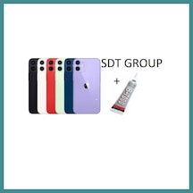 Trendexa Apple iPhone Uyumlu 12 Uyumlu Arka Batarya Pil Kapağı Yeşil B7000 15 Mac