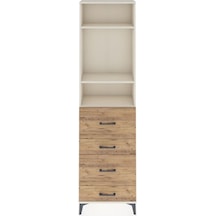 Arges Dolap 3 Raflı 4 Çekmeceli 60x30x221 Aytaşı-çam Aytaşı