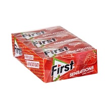 First Sensation Sakız 12x27g Çilek Rüyası Şekersiz Tatlandırıcılı 2'li Ekonomik Paket Avantaj Paketi