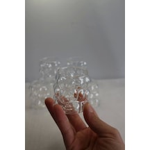 Mir 6'lı Üzüm Kahve Yanı Bardak Şeffaf