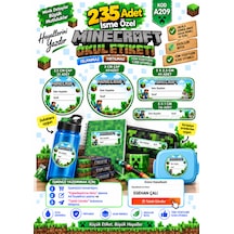 Okul Etiketi Kalem Defter 235 Adet Kişiye Özel İsim Yazılabilen Sticker Çok Renkli