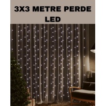 3x3 Led Şelale Perde Işık Kutlama Ve Dekor Aydınlatması Çr