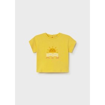 Mayoral Kız Bebek Baskılı Tshirt Sarı SARI