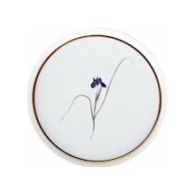 Porland Botanical Serisi 21cm Düz Tabak Desen3 beyaz
