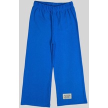 Mavi Bürümcük Bol Paça Pantolon 2062-2 Mavi