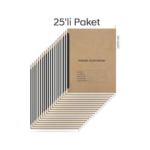 Personel Özlük Dosyası 8 Yapraklı Metal Askılı 25 Adet