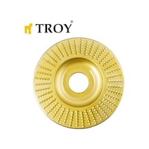 Troy 25075 Avuç Taşlama İçin Ahşap Aşındırıcı Disk, Düz Yassı, 125mm