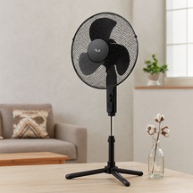 16\" 41 Cm Teleskopik Katlanır Ayaklı Vantilatör - Metal Kafes, 3 Kademe
