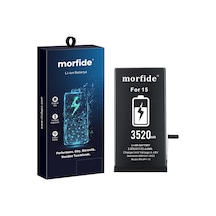 Morfide Apple Uyumlu iPhone 15  3520mah Yüksek Kapasiteli Batarya