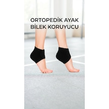 Ortopedik Topuk Dikeni Destekli Silikonlu Çorap 2'li Set