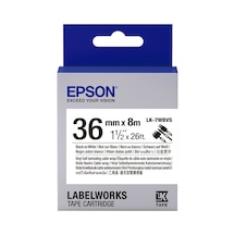 Epson Lk-7Wbvs Slcw Beyaz Üzeri Siyah 36Mm 8 Metre  Etiket
