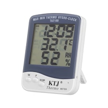 Powermaster Pm-6233 Dijital Termometre Oda Tipi Ekranlı Sıcaklık Saatli Nem Ölçer