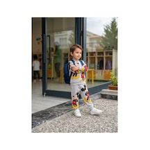 Omeca Concept Mickey Mouse Baskılı Gri Erkek Çocuk 2 Li Eşofman Takımı