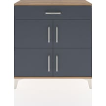 Arges Şifonyer 3 Raflı Tek Çekmeceli 4 Kapaklı 88x30x96 Çam-a... Çam