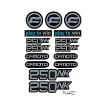 Sticker Seti 250nk Cfmoto Motosiklet A4 Ebatı 01 Nötr