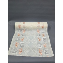 Pvc Küpür Dantel Raf Ve Dolap Örtüsü Runner 28kpr004 Bej
