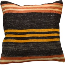 Zehra Abla Halı Yeni El Dokuma Dekoratif Kilim Kırlent Yastık Kılıfı 5924 renkli