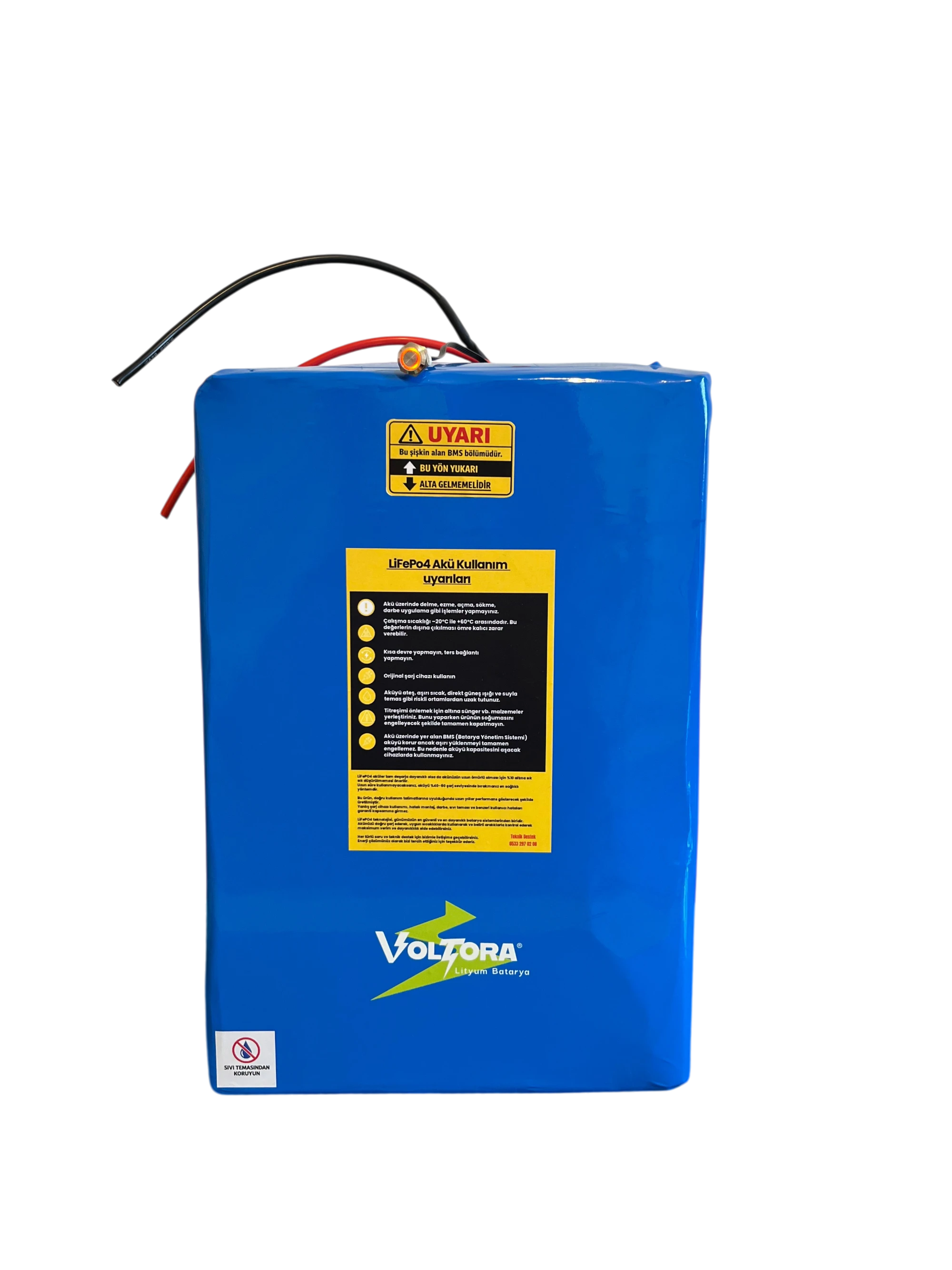 60 Volt 24 Amper Lifepo4 Batarya Smart Bluetooth'lu
