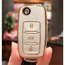 Gma Keys Vw Tiguan Jetta Golf 5 Golf 6 Scirocco Polo Caddy Transporter Lüks Nano Anahtar Koruma Kılıfı
