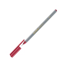 Edding İnce Uçlu Keçeli Kalem 0.4 Mm Karmina Kırmızısı 55 Çok Renkli