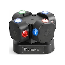 Dj Disko 200w Led Lazer Hareketli Kafa Işık 16x Dönen Işın Rgb Sahne Işığı
