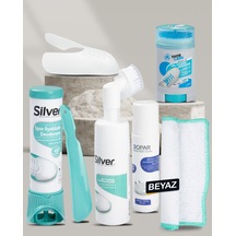 Beyaz Erkek Spor Ayakkabı Bakım Seti Boya & Deodorant & Köpük & Jel