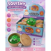 Nadir Parlak Çin Mantısı Squishy Sık Sık Bırakma Eğlenceli Stres Oyuncağı Yeşil 1 Adet 1 Paket