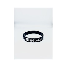 Michael Jordan Siyah Jumpman Basketbol Nba Bileklik Siyah Siyah