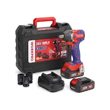 Workpro Wp390228 20volt 4.0ah. Li-ion 1/2 360nm Çift Akü Kömürsüz Profesyonel Şarjlı Somun Sıkma
