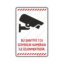Bu Şantiye 7/24 Güvenlik Kamerası Ile Izlenmektedir (545657620)