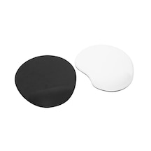 Newdaki Siyah-Beyaz Bilgisiyar Notebook Bileklik Destekli Ergonomik Optik Mousepad 19x23 cm