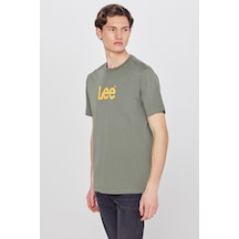 Lee Erkek T Shirt L2610100 801 Koyu Haki
