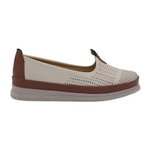 Mergenshoes Esa 028 Bej Taba Rahat Taban Kadın Günlük Ayakkabı Ten