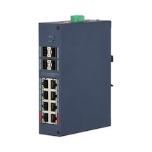 Dahua Chs4412-8gt-125 8 Port Gıgabıt + 4xgıgabıt Sfp Uplınk Cloud Yönetilebilir 125w Poe Endüstriyel